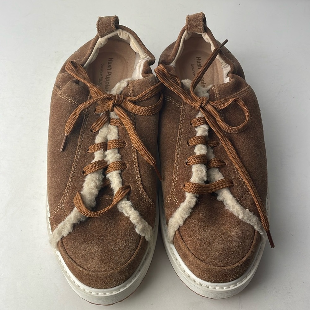 Hush Puppies Ryann Suede Lace Up Sneakers